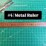 metal ruler